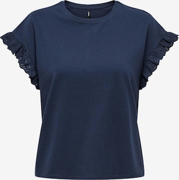 ONLY T-Shirt 'Iris' in Blau: predná strana