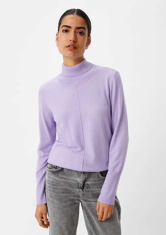 Pull-over comma casual identity en violet : devant