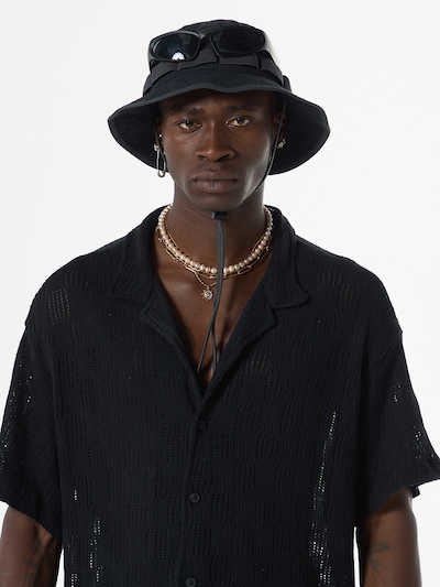 VAMOS CLO Button Up Shirt 'Cowslip' in Black, Item view