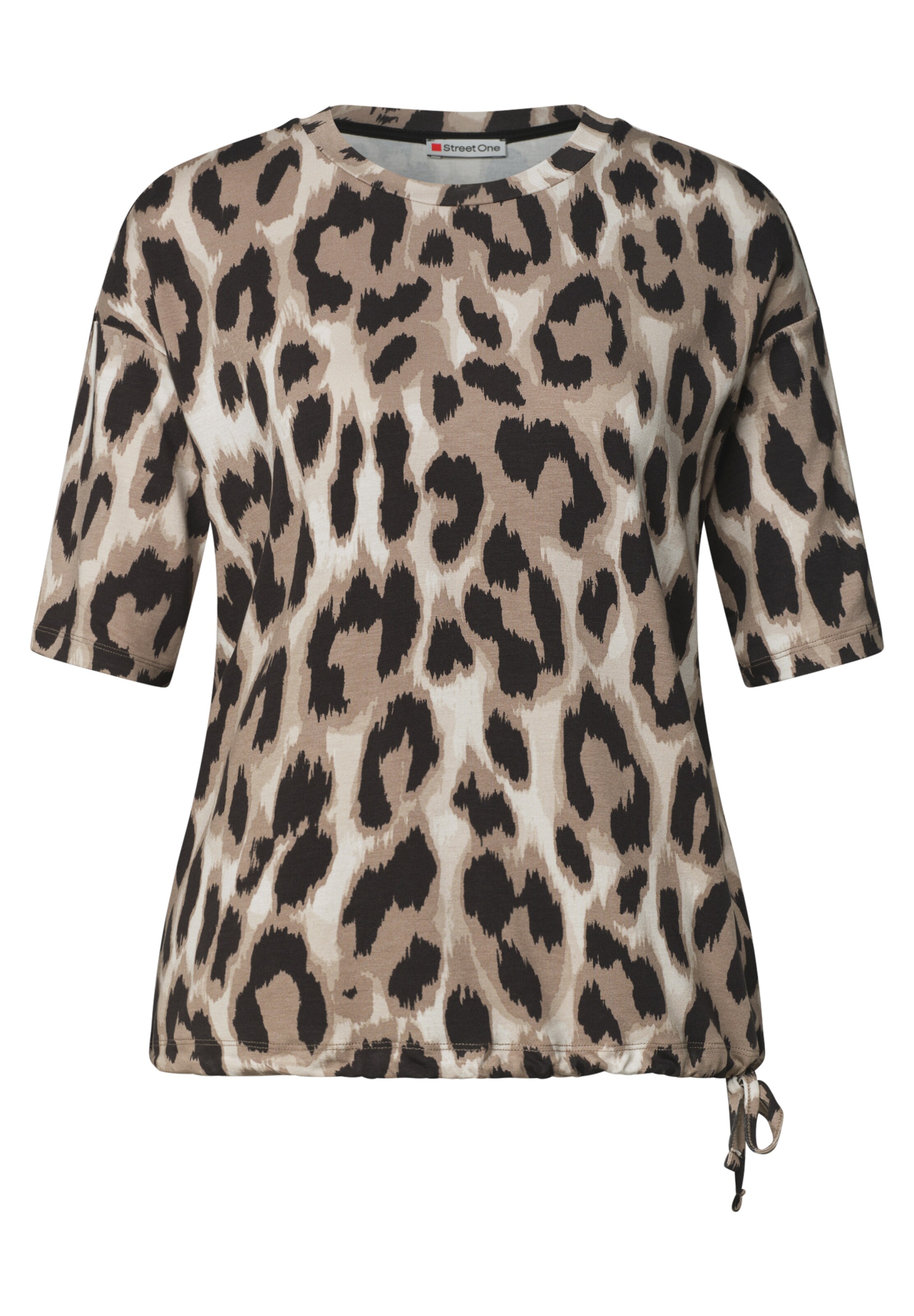 STREET ONE Shirt in Beige: Vorderseite