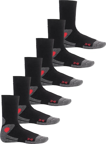 footstar Athletic Socks 'Winter Comfort' in Red: front