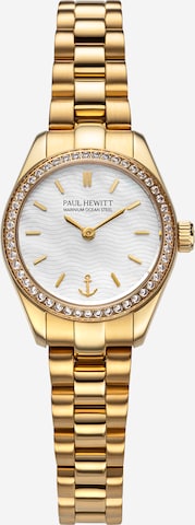Paul Hewitt Analógové hodinky - Zlatá: predná strana