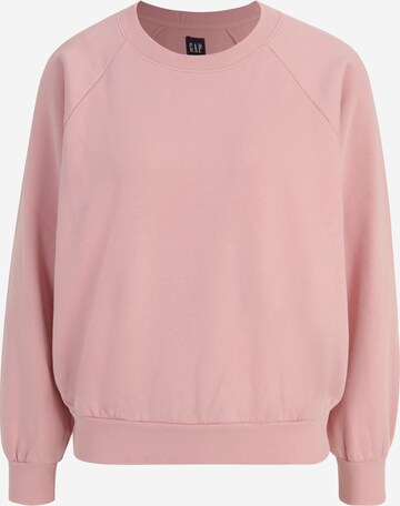 Gap Petite Sweatshirt in Pink: front