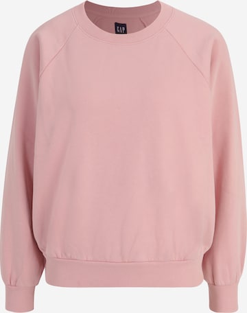 Gap Petite Μπλούζα φούτερ σε ροζ: μπροστά