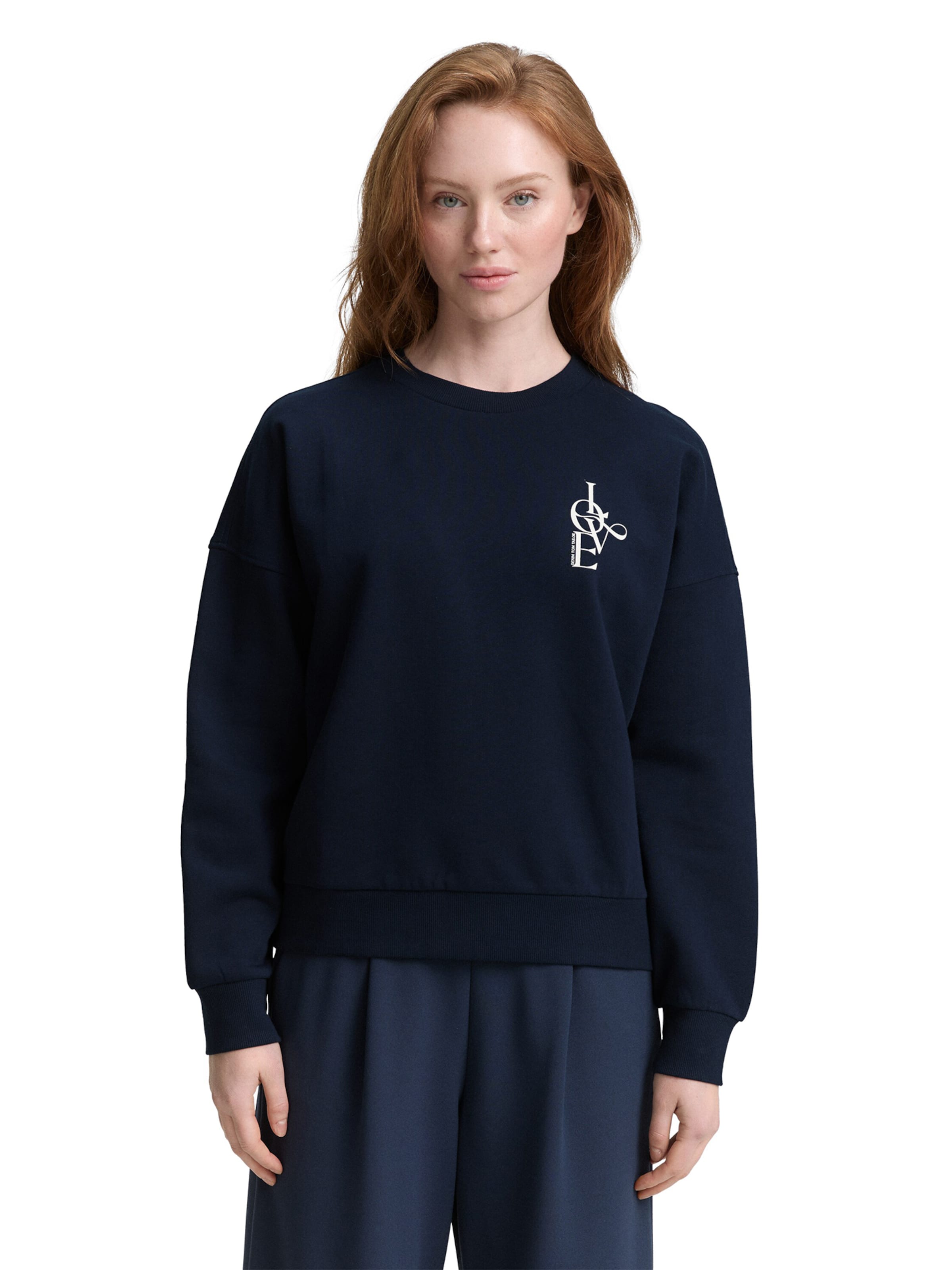 TOM TAILOR DENIM - Sudadera en azul: frente