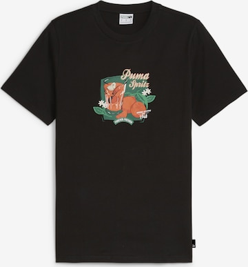 T-Shirt fonctionnel 'Summer of Spritz' PUMA en noir : devant
