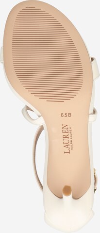 Lauren Ralph Lauren - Sandalias con hebilla 'GABRIELE' en blanco