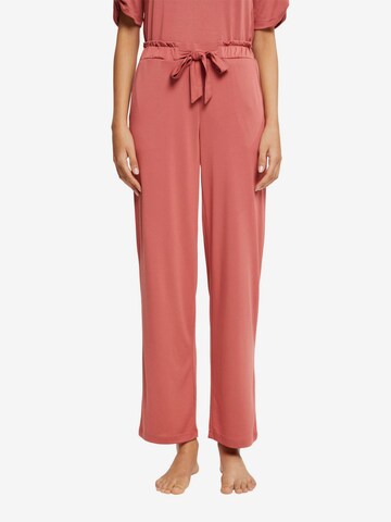 ESPRIT Pajama Pants in Orange: front
