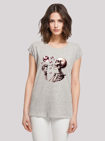 T-shirt F4NT4STIC en gris : devant