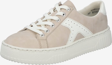 Rieker Platform trainers in Beige: front