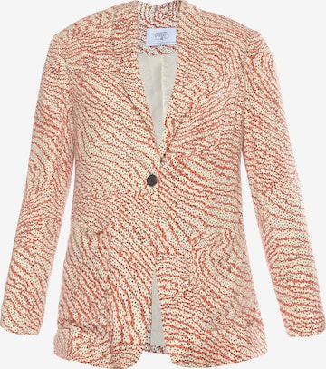 Le Temps Des Cerises Blazer in Orange: front