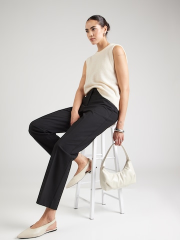 MSCH COPENHAGEN - regular Pantalón de pinzas 'Hada Henrike' en negro