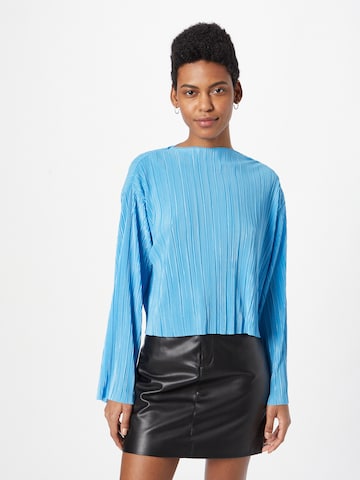 Monki Blouse in Blue: front