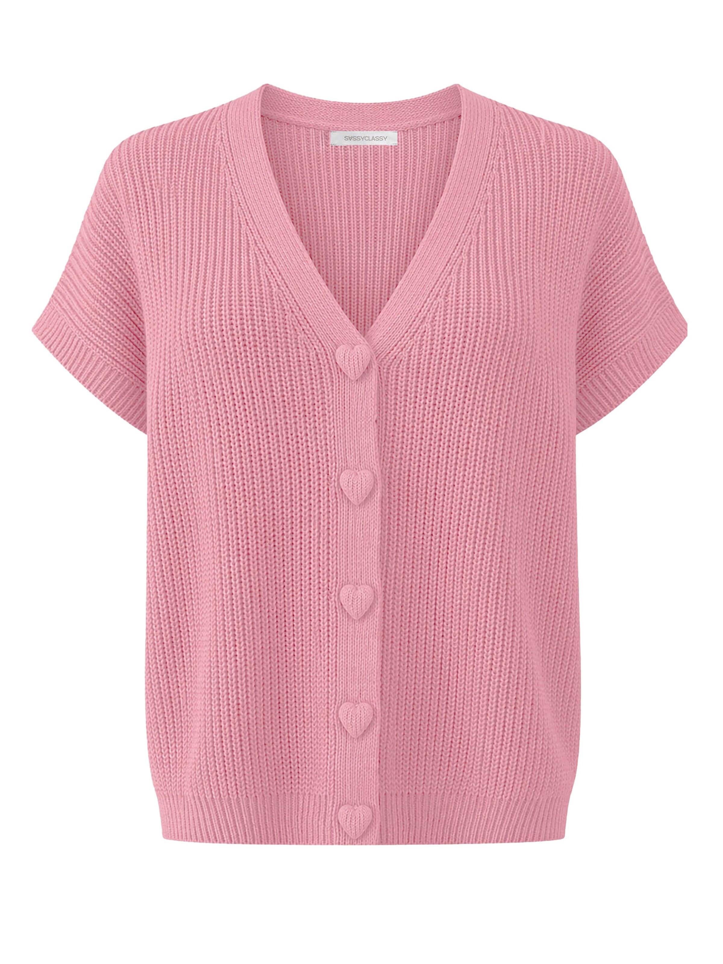 SASSYCLASSY Vest in Pink: front