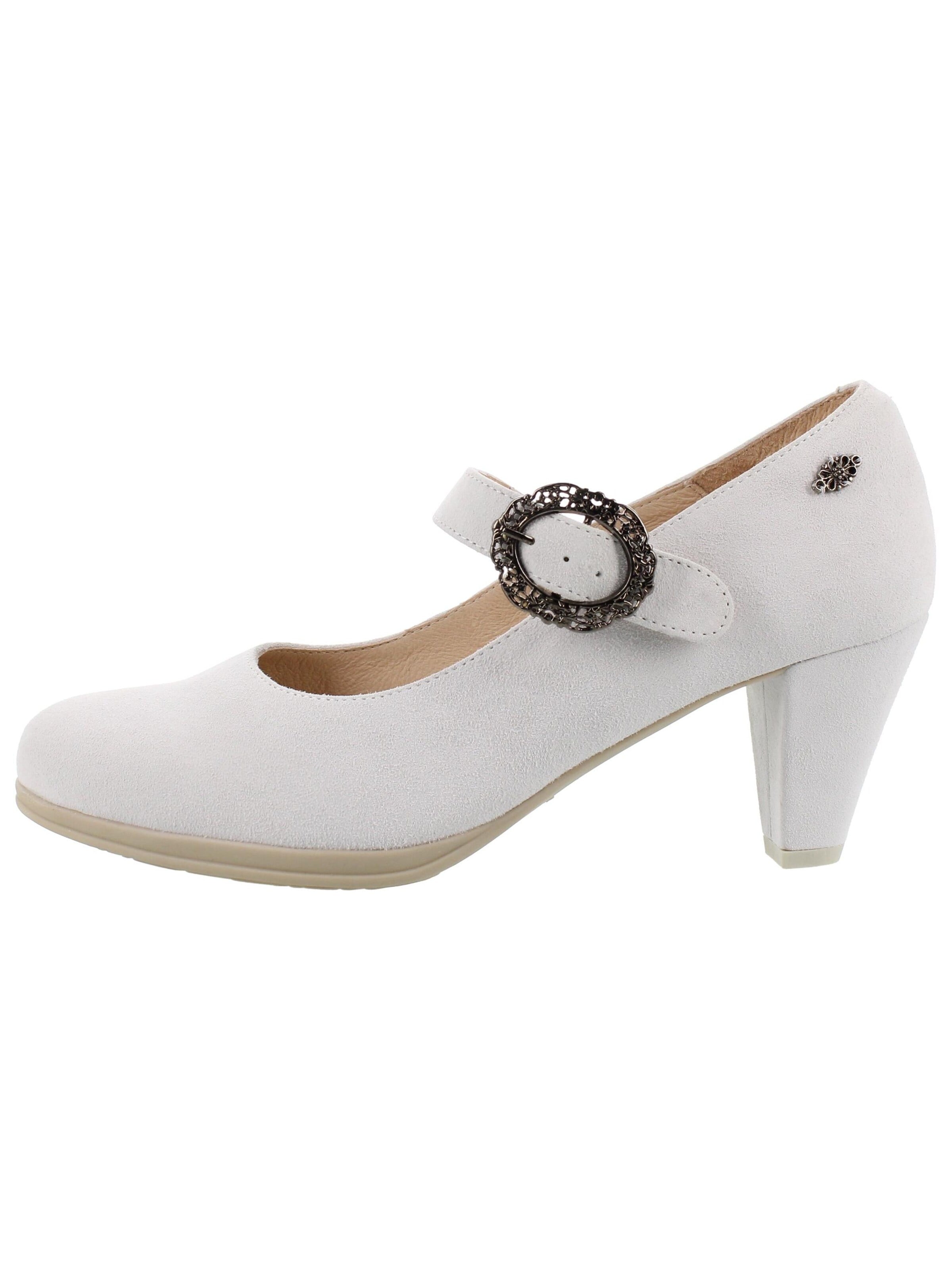 XAVER LUIS Schuhmanufaktur Pumps 'ROSI - Brautpumps' in Beige: front