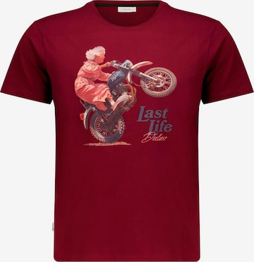 Deeluxe T-Shirt 'Badass' in Rot: Vorderseite