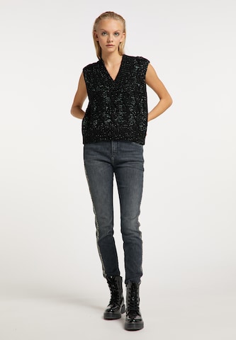 myMo ROCKS Pullunder in Schwarz