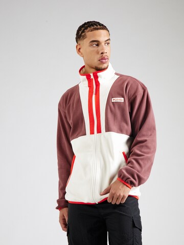 COLUMBIA Athletic Fleece Jacket 'Back Bowl™' in Red: front