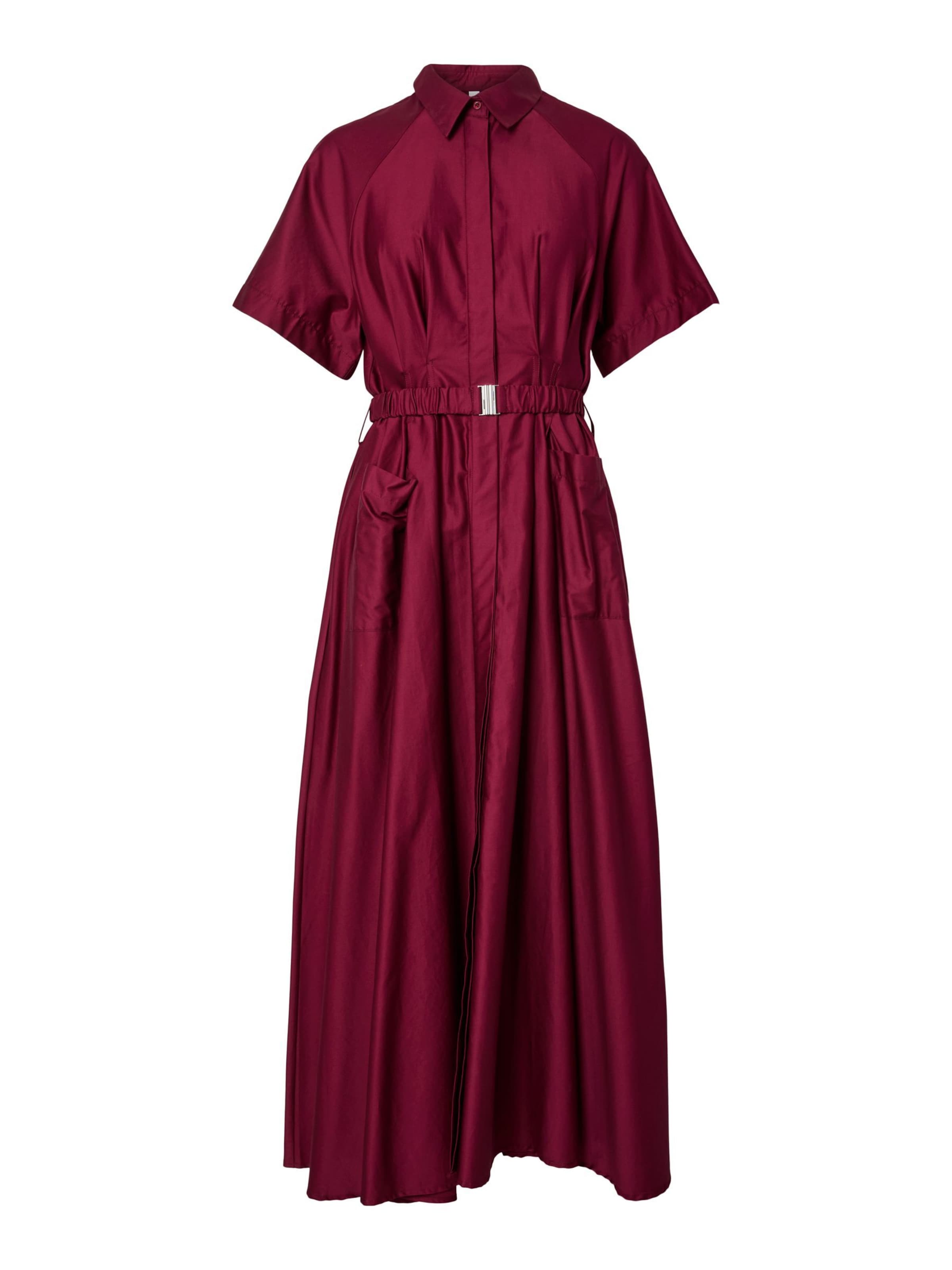 Robe-chemise 'YASSimana' YAS en rouge : devant