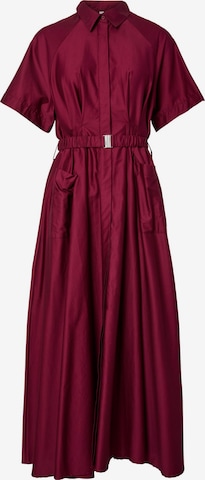 Robe-chemise 'YASSimana' YAS en rouge : devant