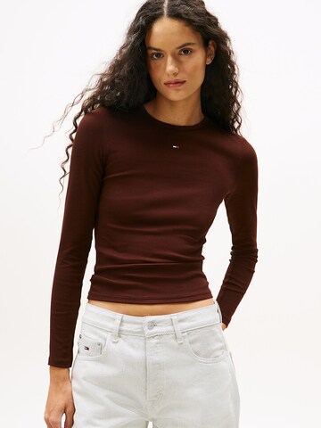 Tommy Jeans Shirt in Braun: Vorderseite