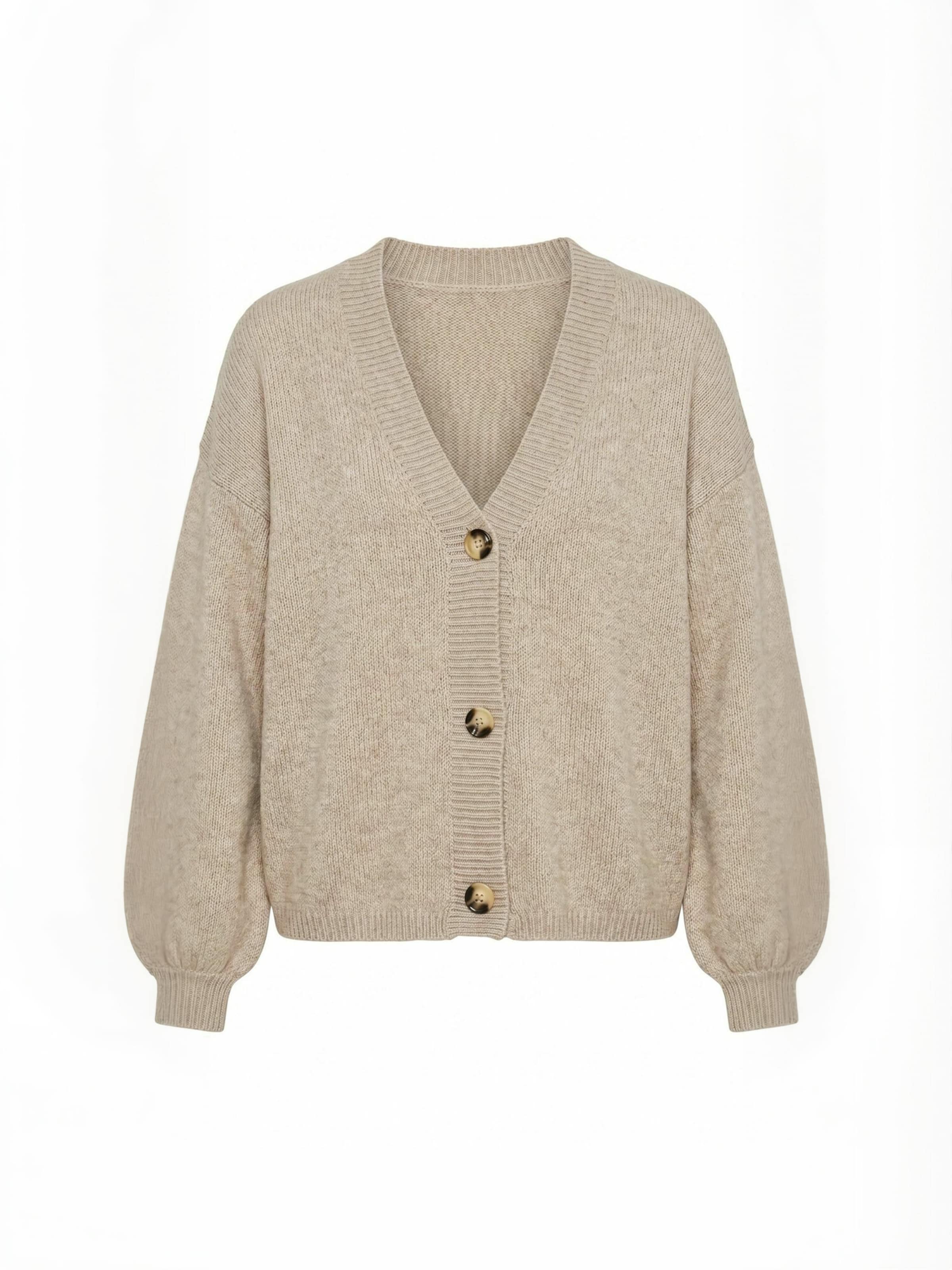 Cardigan ' Pen ' Opal Studio en beige : devant
