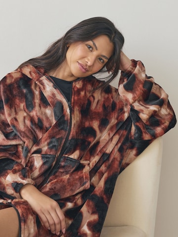 Next Badkappa lång i brun