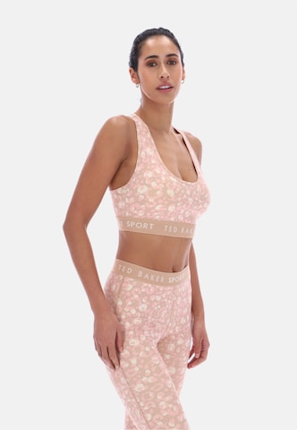 Low support Reggiseno sportivo 'Essentials' di Ted Baker in marrone