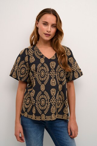 CULTURE Blouse 'Tia' in Zwart: voorkant