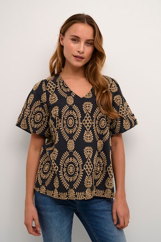 CULTURE Blouse 'Tia' in Zwart: voorkant