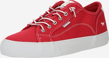 MUSTANG Sneakers laag in Rood: voorkant