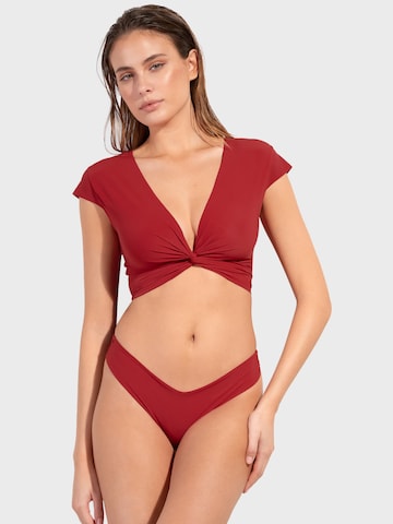 PAIN de SUCRE - Bustier Top de bikini 'Tako' en rojo