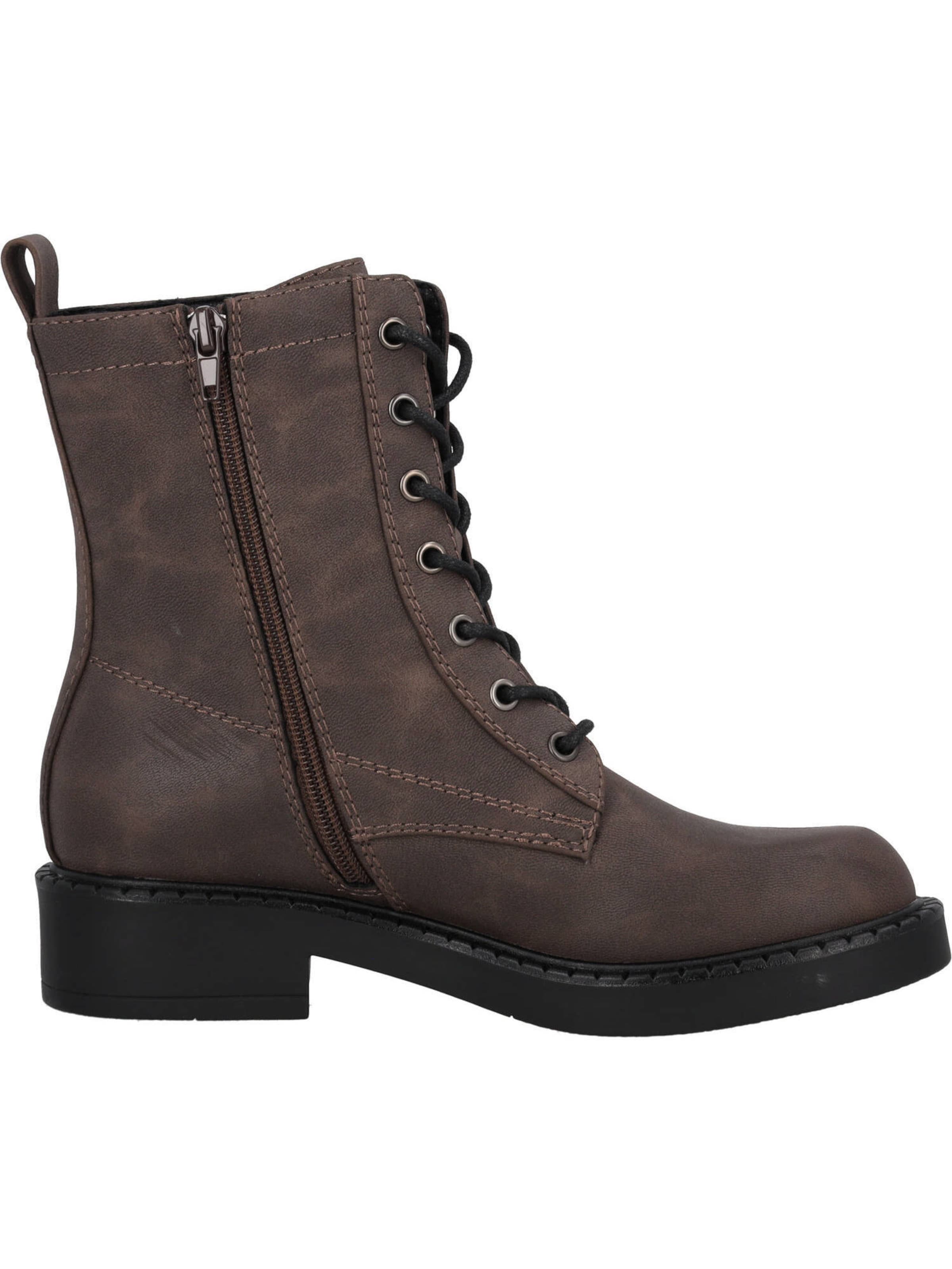 Palado by Sila Sahin Schnürstiefel 'Xeldra' in Grau