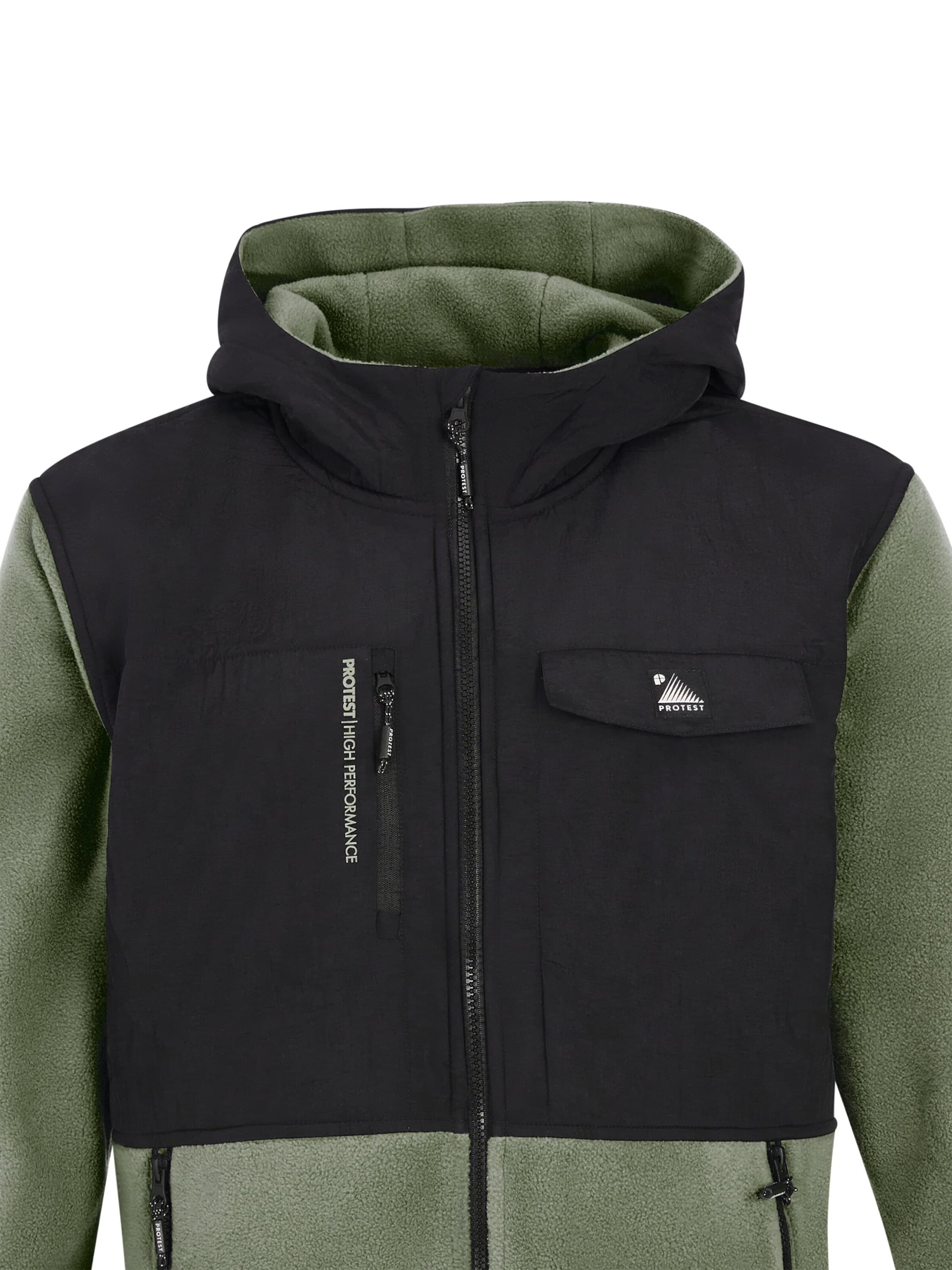 Veste en polaire 'PRTGRID' PROTEST en vert