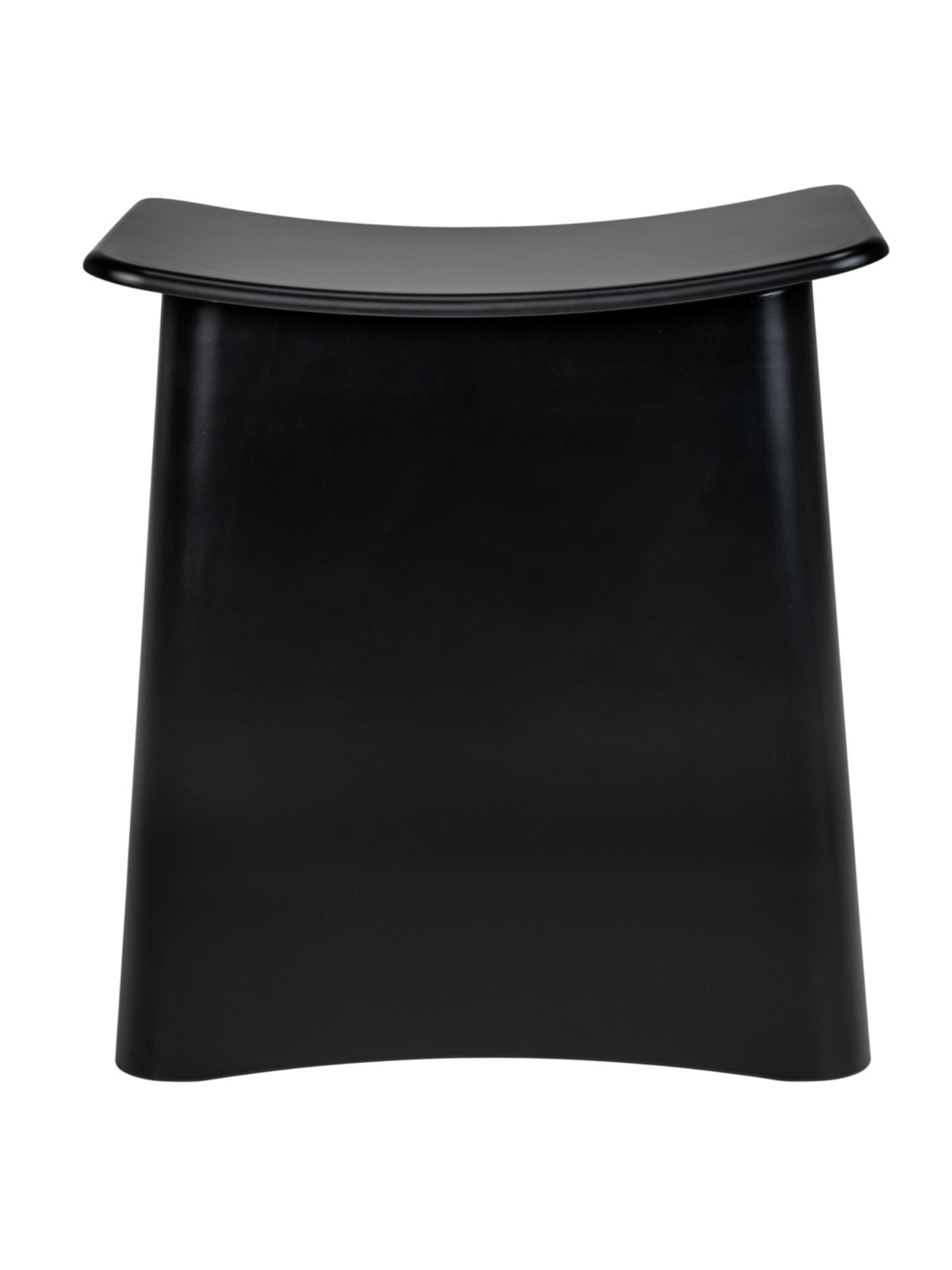 Wenko Laundry Basket 'Wing' in Black: front