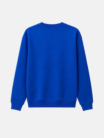 Sweat 'CALVIN KLEIN  JEANS kids TERRY MONOLOGO CN FELPA' Calvin Klein Kids en bleu