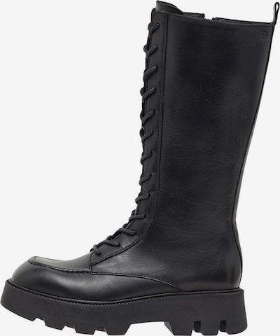 Bianco Lace-Up Boots 'GEENA' in Black, Item view