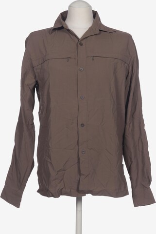 SALEWA Button Up Shirt in M in Brown: front