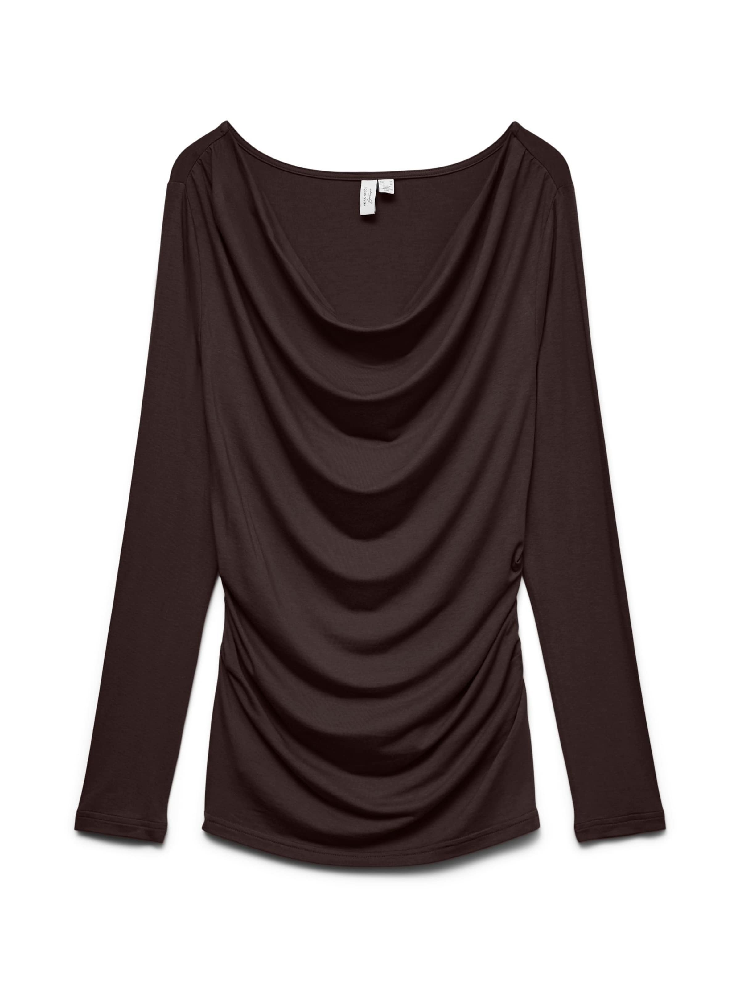 VERO MODA Shirt 'VMLibra' in Bruin: voorkant