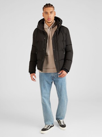 Superdry Winter Jacket 'Everest' in Black