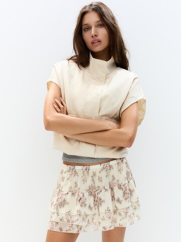 Pull&Bear Rok in Geel: voorkant