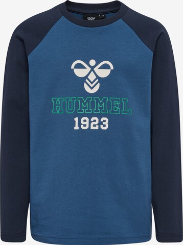 Hummel Shirt in Blauw: voorkant