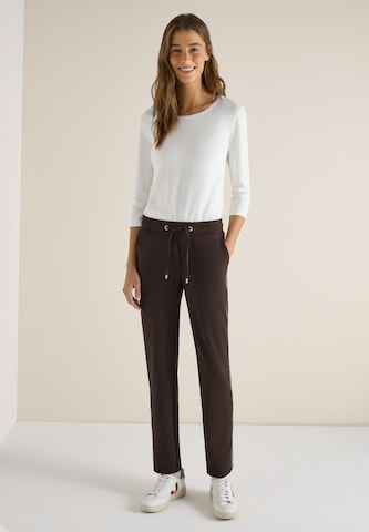 CECIL Slimfit Hose 'Tracey' in Braun