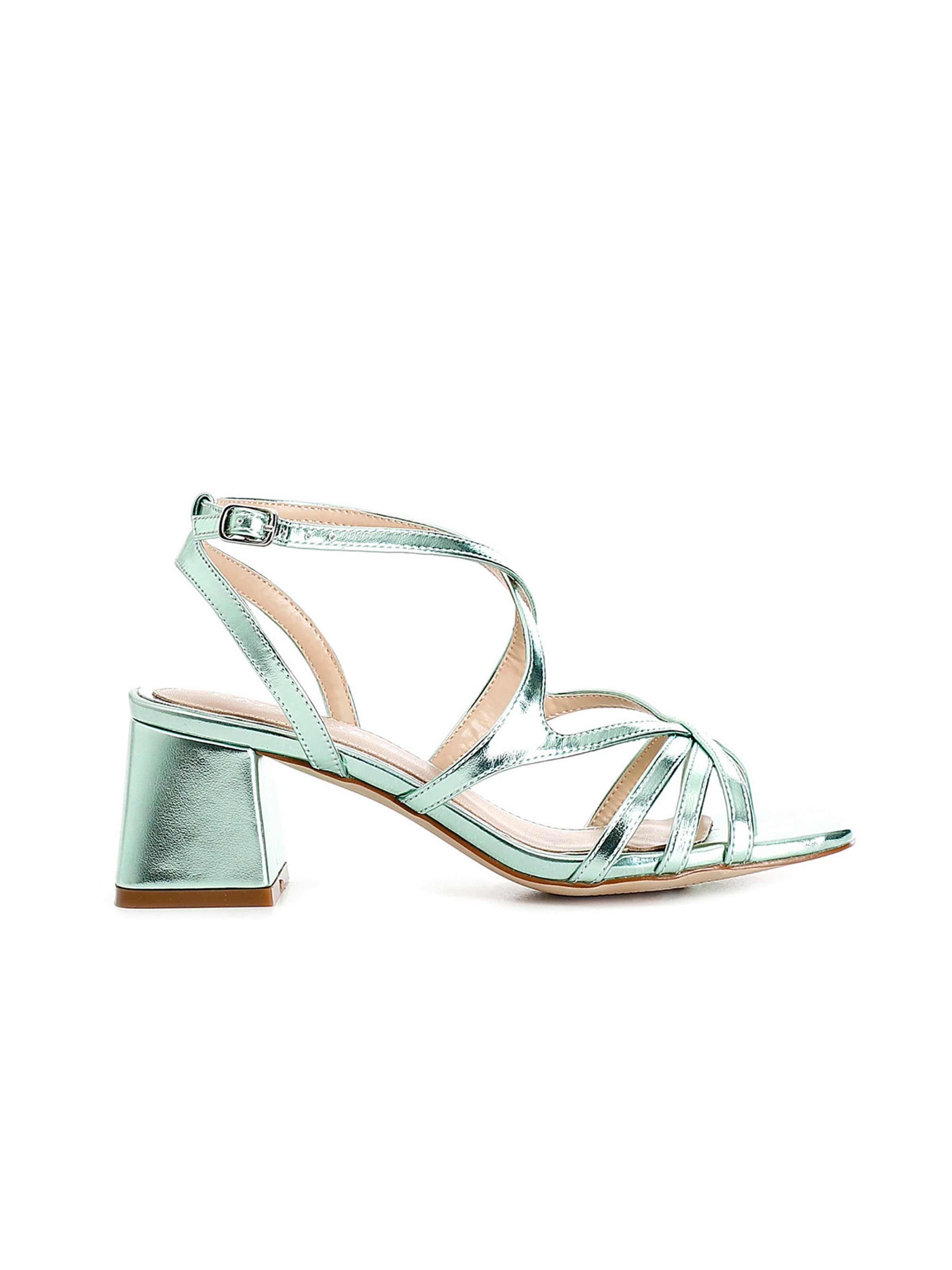 CAFè NOIR Sandalen met riem in Groen