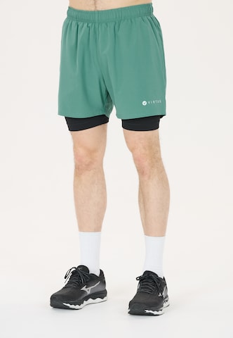 Virtus Regular Shorts 'Zayne' in Grün: Vorderseite