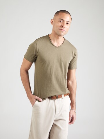 Dstrezzed Μπλουζάκι 'The Stewart' σε πράσινο: μπροστά