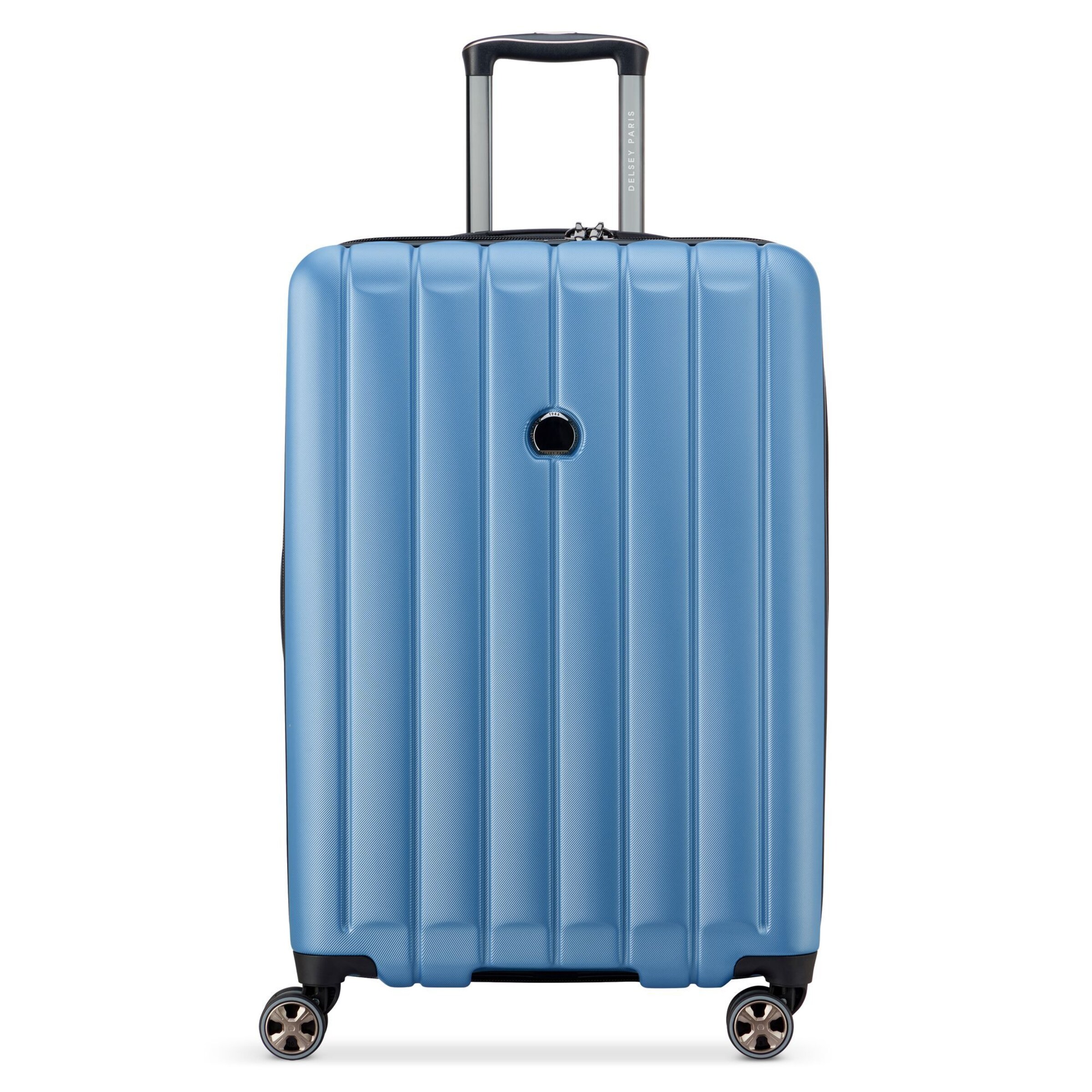 Delsey Paris Trolley 'Longitude' in Blauw: voorkant