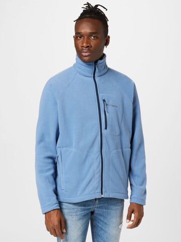 COLUMBIA Athletic Fleece Jacket 'FAST TREK II' in Blue: front