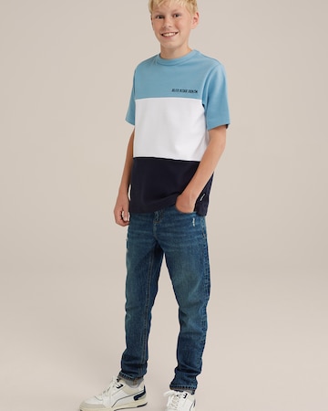 WE Fashion regular Jeans i blå