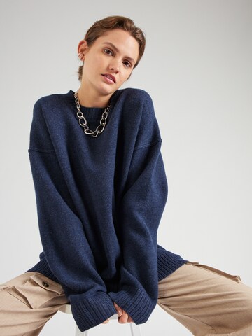 Pull-over 'Eloise' WEEKDAY en bleu : devant